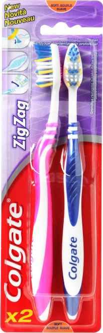 Colgate Zigzag soft Hammasharja 2kpl