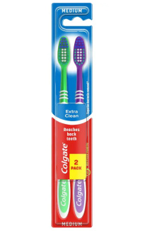 Colgate Hammasharja Colgate Extra Clean Medium 2kpl