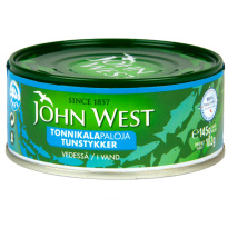 John West Tonnikalapaloja vedessä 145g/102g