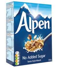 Alpen makeuttamaton mysli 560g