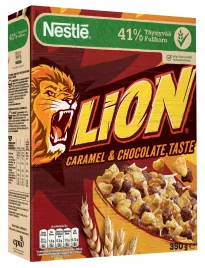 Nestlé Lion suklaan ja toffeen makuisia täysjyvämuroja 350g
