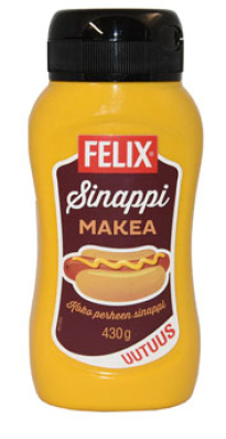 Felix makea sinappi 430g Ruotsi
