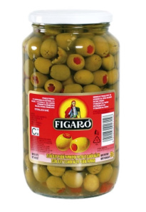 Figaro vihreä oliivi 935g/575g paprikata