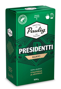 Presidentti kahvi pannujauhettu 500g