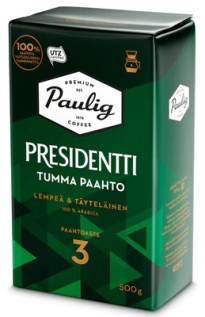 Presidentti kahvi Tummapaahto 500g