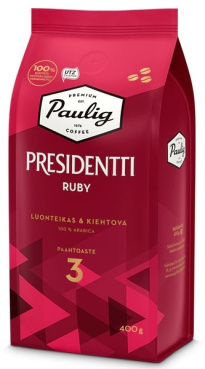 Presidentti Ruby papukahvi 400g