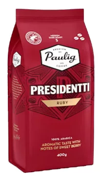 Presidentti Ruby papukahvi 400g