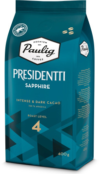 Presidentti Sapphire kahvipapu 400g RFA