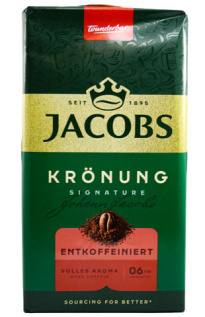 Jacobs Krönung Decaf 500g suodatin