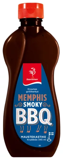 Saarioinen Memphis Smoky BBQ-Kastike 342ml 

