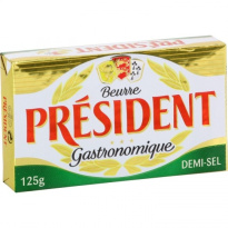 President gourmet voi 125g