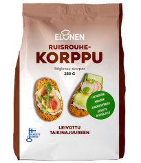 Elonen Ruisrouhekorppu 280g laktoositon