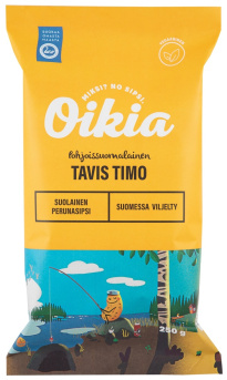Oikia Tavis Timo Suolainen perunalastut 250g