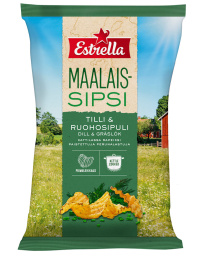 Estrella Maalaissipsi tilli-ruohosipuli 180g