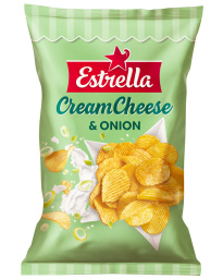 Estrella Cream Cheese & Onion sipsipussi 275g