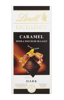 Lindt Excellence tummasukla 100g karame.