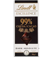 Lindt EXCELLENCE 99% tumma suklaalevy 50g