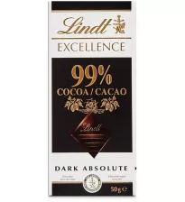 Lindt EXCELLENCE 99% tumma suklaalevy 50g