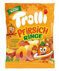 Food Trolli Persikkarenkaat 150g