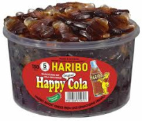 Haribo round happy cola 1kg