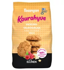 Kaurahyve Vadelma-valkosuklaa 300g