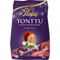 Panda Tonttu suklaapatukkapussi 209g
