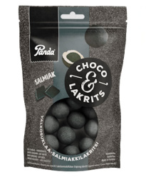 Panda Choco Lakrits valkosuklaa - salmiakkilakritsi 120g