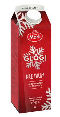 Marli premium glögijuoma 0% 1l sokeroimaton