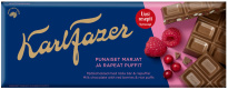 Karl Fazer Punaiset marjat suklaalevy 180g