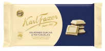 Karl Fazer Valkoinen ja Maitosuklaalevy 131g 
