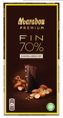 Marabou Premium karamellisoitu pähkinä 100g