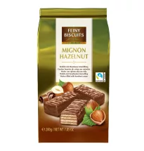 Mignon Vohveli hasselpähkinätäytteellä 200g
