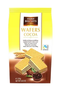 Feiny Biscuits Vohvelit kaakaotäytteellä 250g