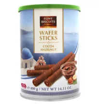 Feiny Biscuits Vohvelitikut Hasselpähkinätäytteellä 400g

