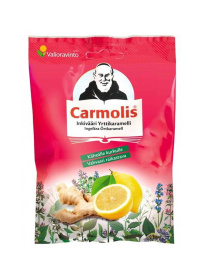 Carmolis Inkivääri Kurkkukaramelli 75g