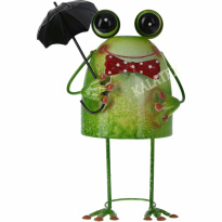 Puutarhan koriste Sammakko 17*11,5*26cm