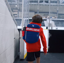 BAUER YOUTH GLOVE BACKPACK  TRE