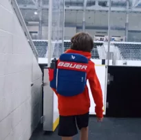 BAUER YOUTH GLOVE BACKPACK TRE