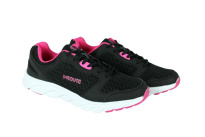 Naisten lenkkarit must/pink. koko 37-39