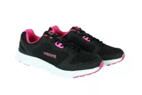 Naisten lenkkarit must/pink. koko 37-39