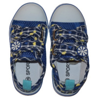 L.kengät sinin.valk.kärki kukka 19-30