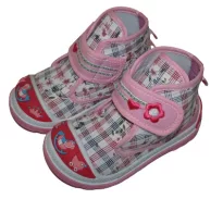 L.kengät pinkki värik.kärki,ruudu k19-24