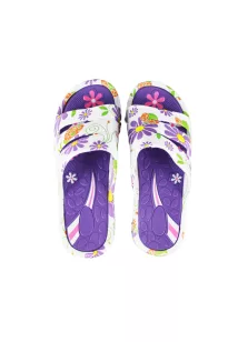 Naisten pistokkaat, violetti kukkia k.36-41
