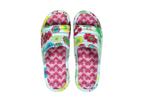 Naisten puukengät Valkoinen Pinkki, koko 36-41