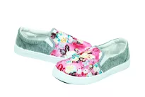Naisten kesäkengät kukat/pinkki 36-41