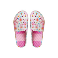 N.pistokkaat k.36-41 pink.kukkia