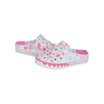 N.pistokkaat k.36-41 pink.kukkia

