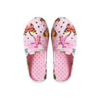 N.pistokkaat k.36-41 pink.perhoset
