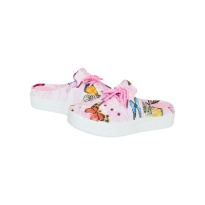 N.pistokkaat k.36-41 pink.perhoset