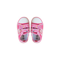 L.kengät pink.valk.kärki kukka 19-30